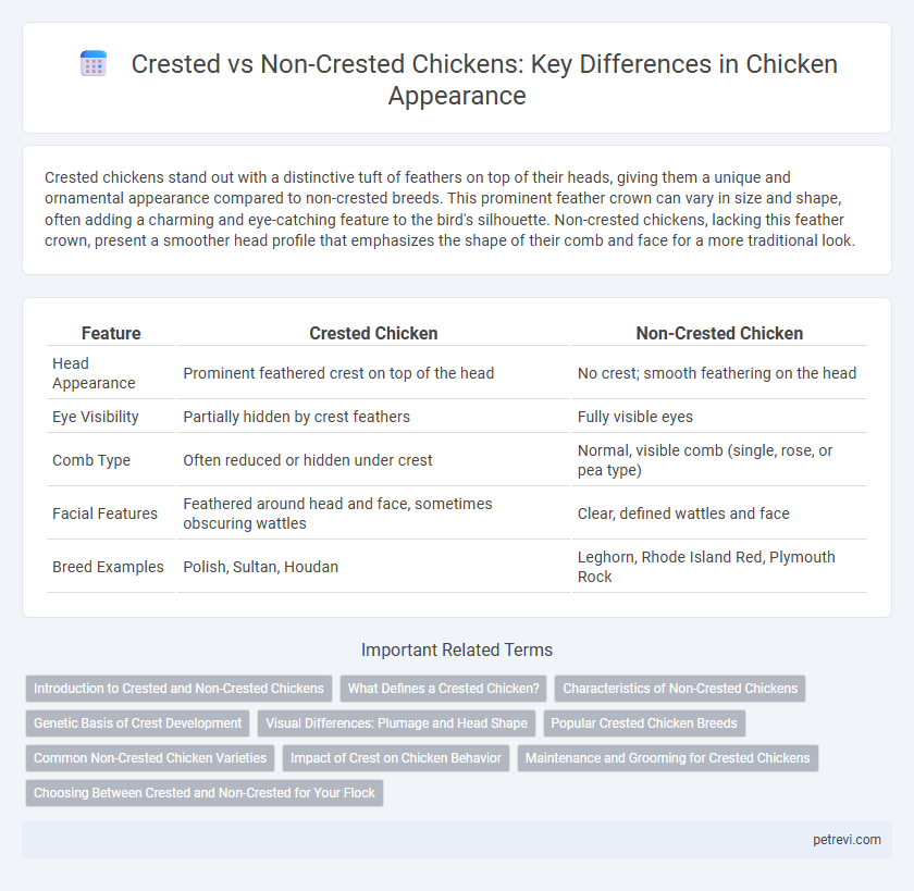 Crested vs Non-Crested Chickens: Key Differences in Chicken Appearance