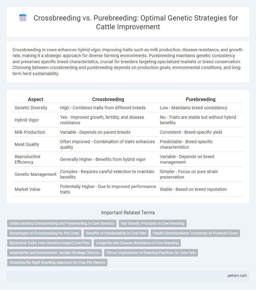 Crossbreeding vs. Purebreeding: Optimal Genetic Strategies for Cattle Improvement