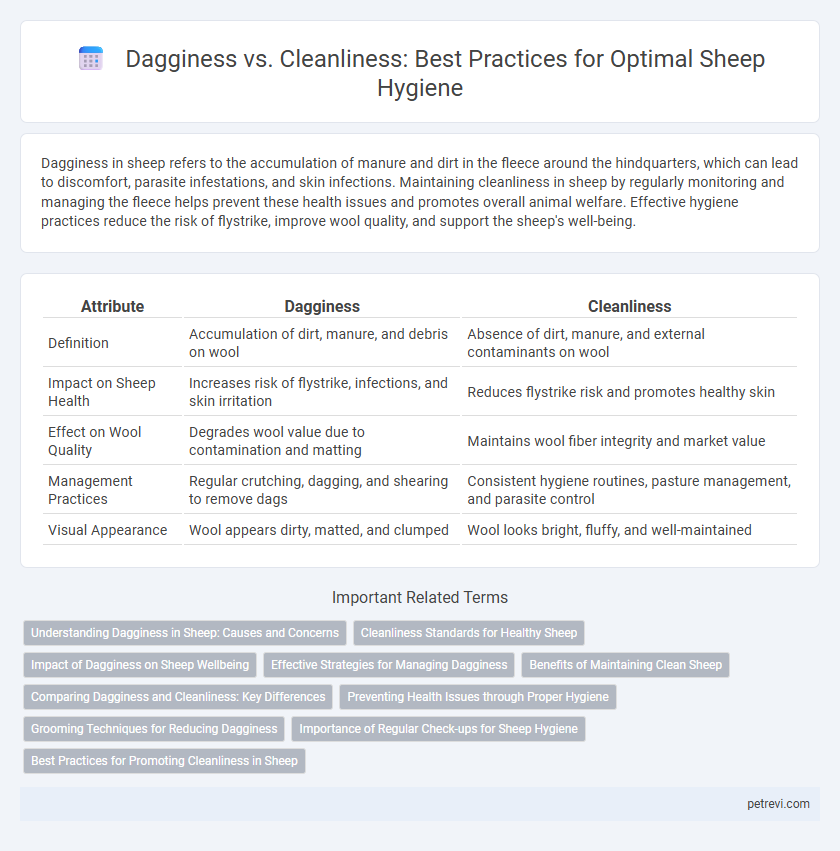 Dagginess vs. Cleanliness: Best Practices for Optimal Sheep Hygiene