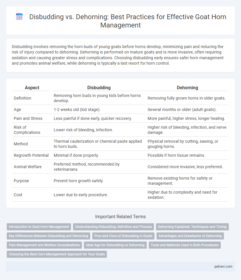 Disbudding vs. Dehorning: Best Practices for Effective Goat Horn Management