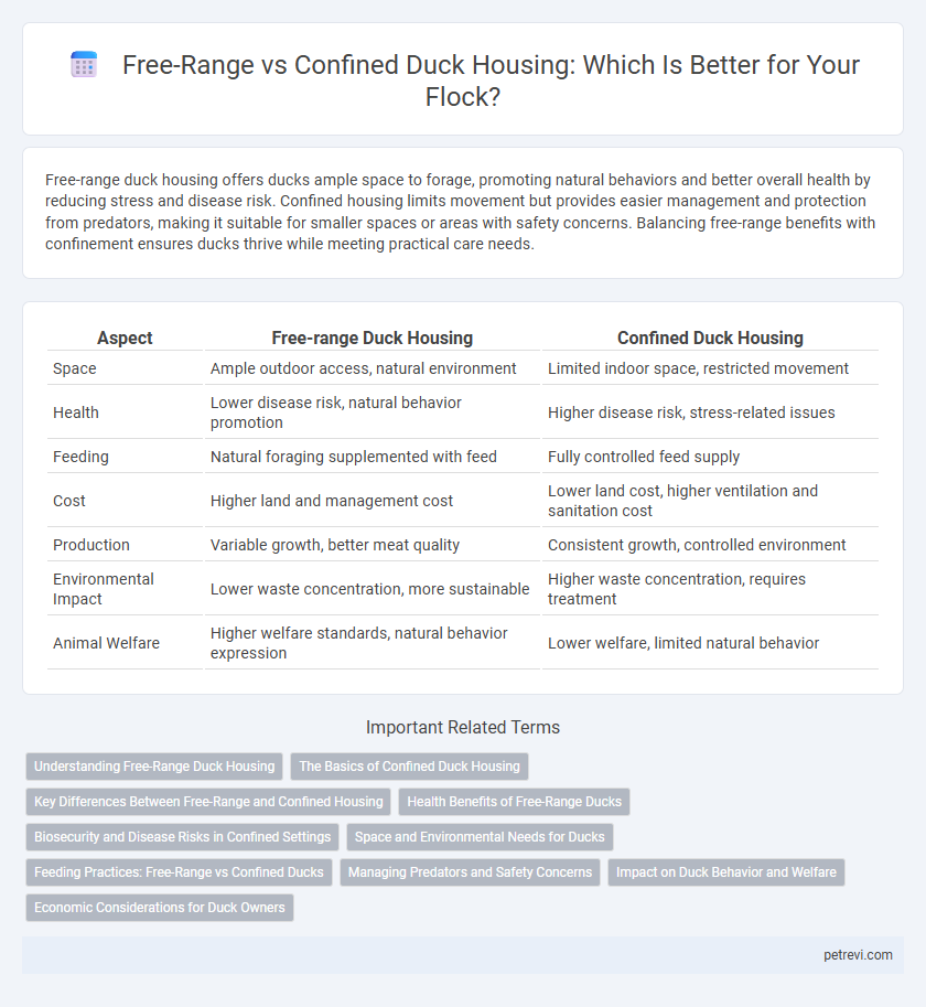 Free-Range vs Confined Duck Housing: Which Is Better for Your Flock?