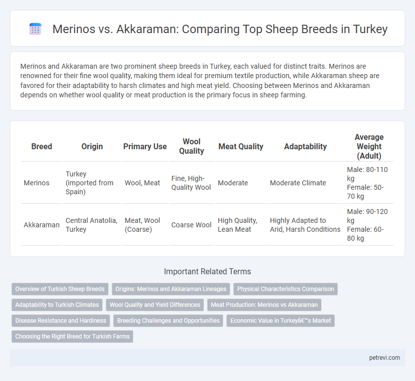 Merinos vs. Akkaraman: Comparing Top Sheep Breeds in Turkey