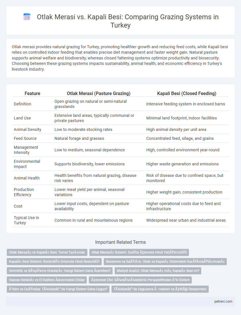 Otlak Merasi vs. Kapali Besi: Comparing Grazing Systems in Turkey