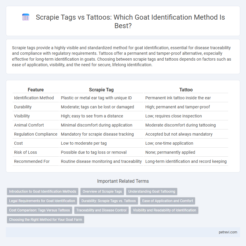 Scrapie Tags vs Tattoos: Which Goat Identification Method Is Best?