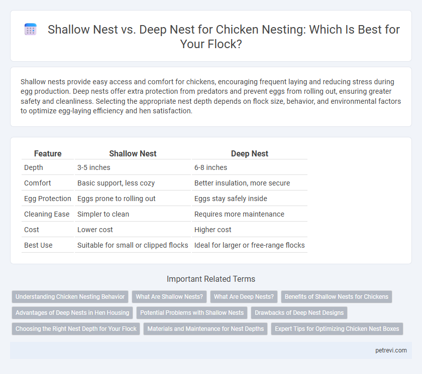 Shallow Nest vs. Deep Nest for Chicken Nesting: Which Is Best for Your Flock?