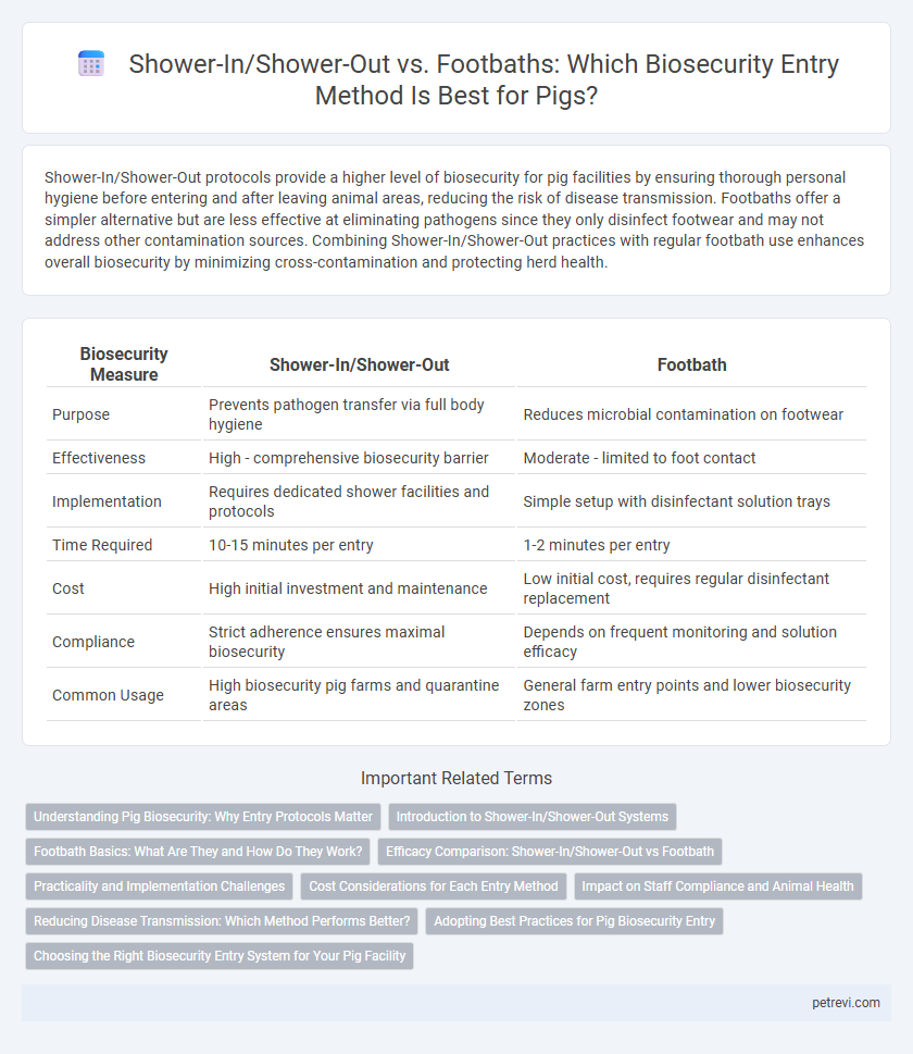Shower-In/Shower-Out vs. Footbaths: Which Biosecurity Entry Method Is Best for Pigs?