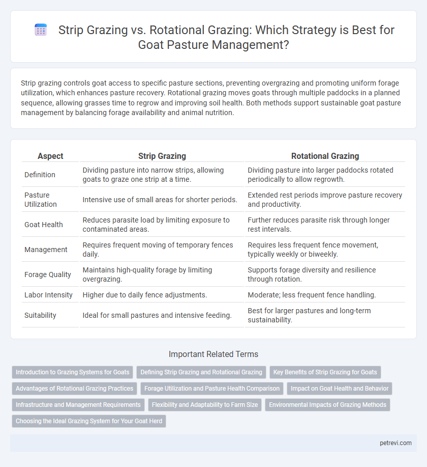 Strip Grazing vs. Rotational Grazing: Which Strategy is Best for Goat Pasture Management?