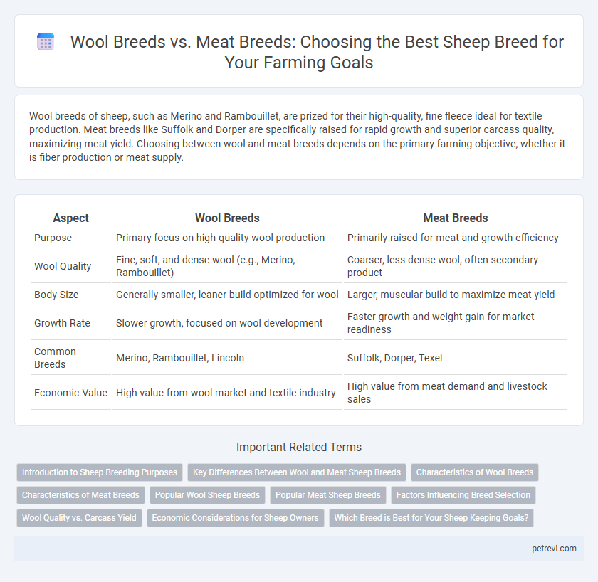 Wool Breeds vs. Meat Breeds: Choosing the Best Sheep Breed for Your Farming Goals