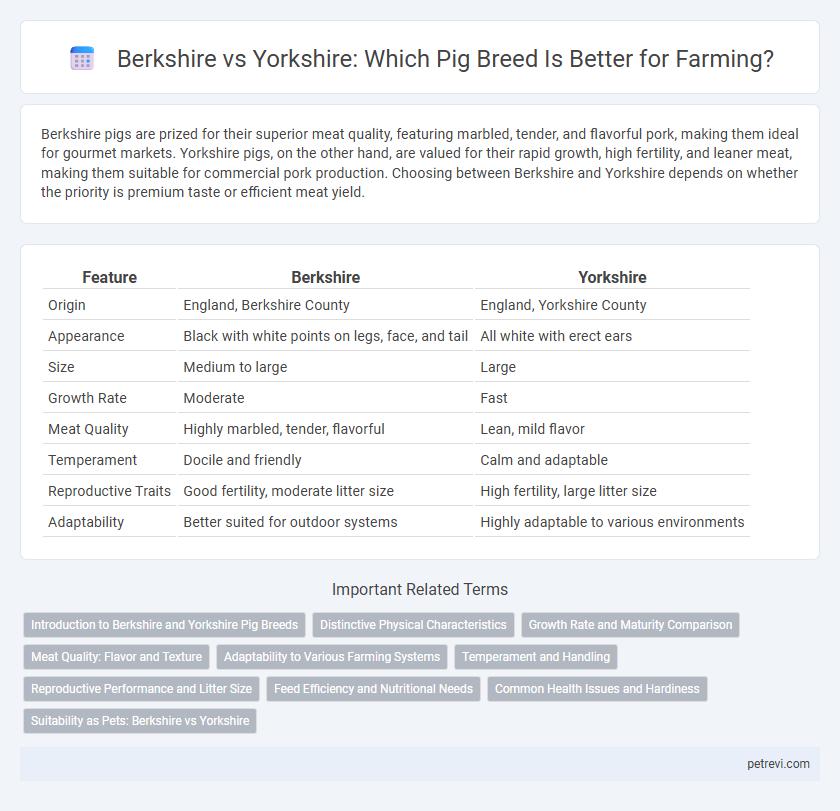 Berkshire vs Yorkshire: Which Pig Breed Is Better for Farming?