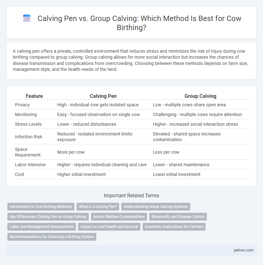 Calving Pen vs. Group Calving: Which Method Is Best for Cow Birthing?