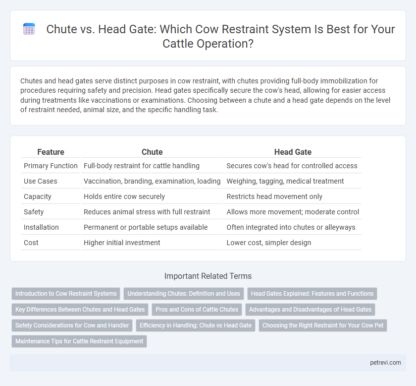 Chute vs. Head Gate: Which Cow Restraint System Is Best for Your Cattle Operation?