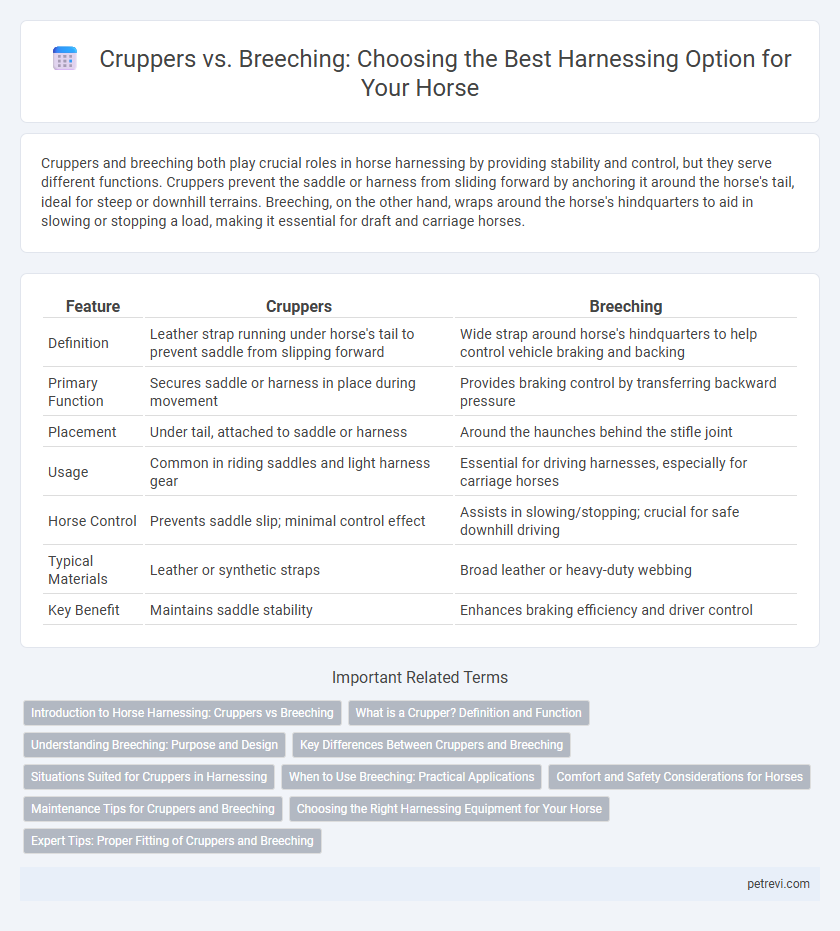 Cruppers vs. Breeching: Choosing the Best Harnessing Option for Your Horse