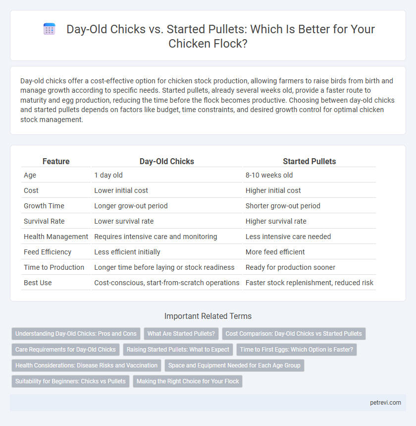 Day-Old Chicks vs. Started Pullets: Which Is Better for Your Chicken Flock?