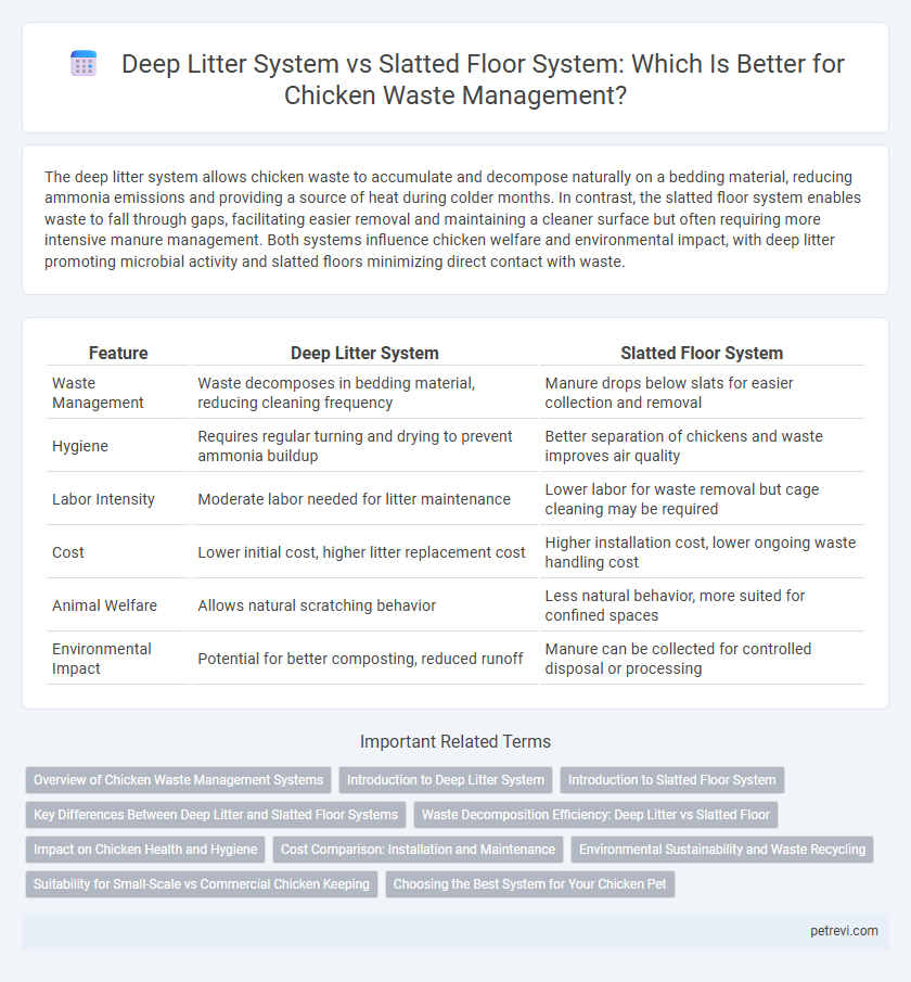 Deep Litter System vs Slatted Floor System: Which Is Better for Chicken Waste Management?