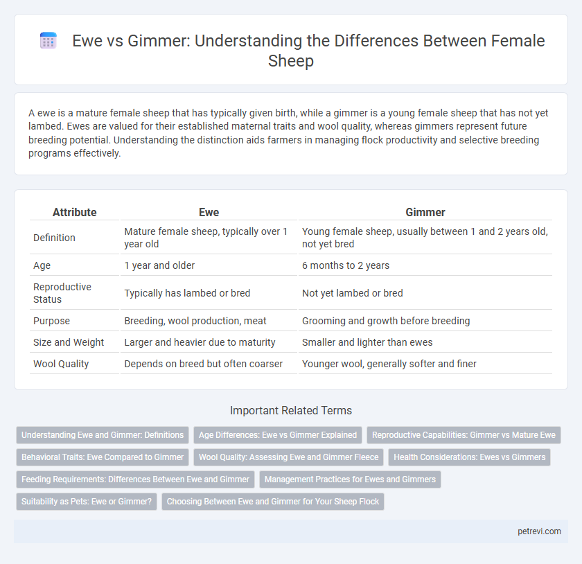 Ewe vs Gimmer: Understanding the Differences Between Female Sheep