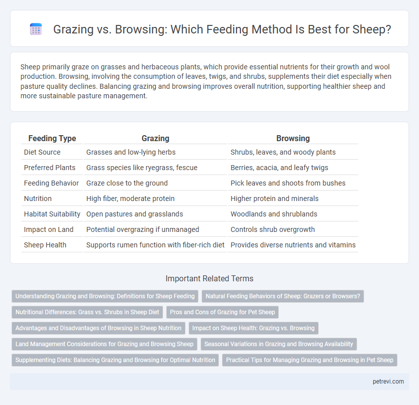 Grazing vs. Browsing: Which Feeding Method Is Best for Sheep?