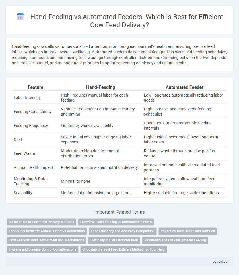 Hand-Feeding vs Automated Feeders: Which Is Best for Efficient Cow Feed Delivery?