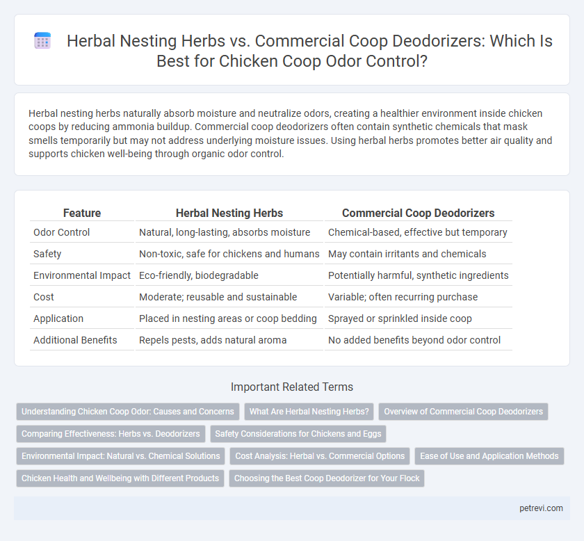 Herbal Nesting Herbs vs. Commercial Coop Deodorizers: Which Is Best for Chicken Coop Odor Control?