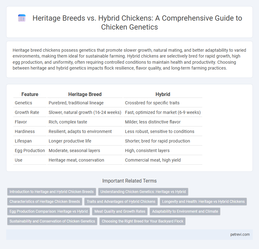 Heritage Breeds vs. Hybrid Chickens: A Comprehensive Guide to Chicken Genetics