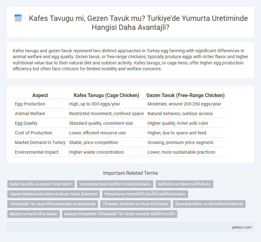 Kafes Tavugu mi, Gezen Tavuk mu? Turkiye'de Yumurta Uretiminde Hangisi Daha Avantajli?