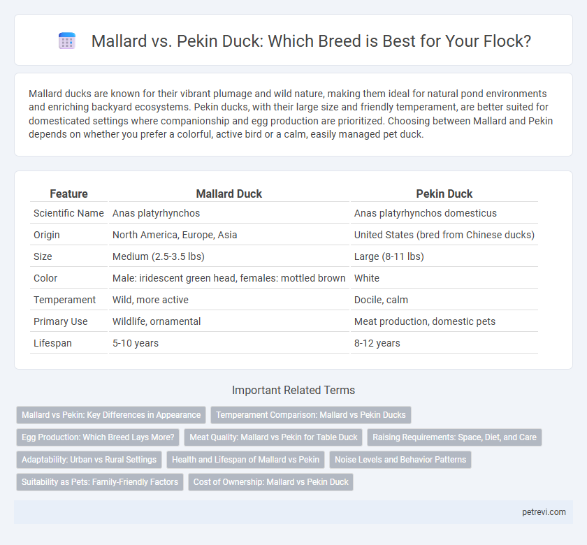 Mallard vs. Pekin Duck: Which Breed is Best for Your Flock?