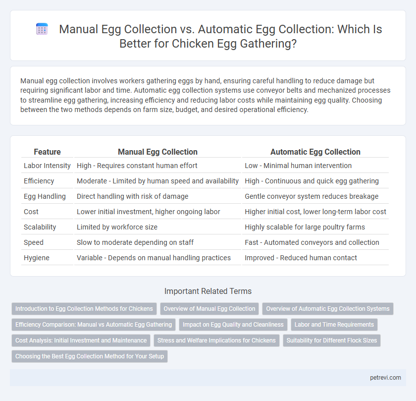 Manual Egg Collection vs. Automatic Egg Collection: Which Is Better for Chicken Egg Gathering?