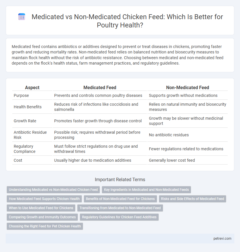 Medicated vs Non-Medicated Chicken Feed: Which Is Better for Poultry Health?