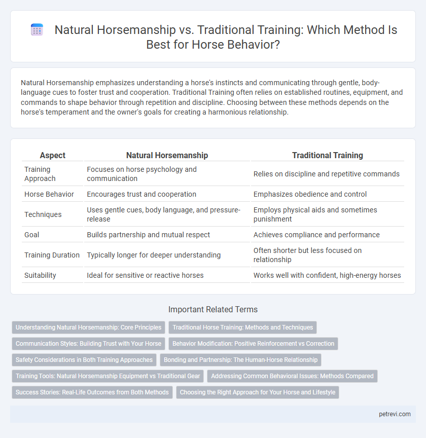 Natural Horsemanship vs. Traditional Training: Which Method Is Best for Horse Behavior?