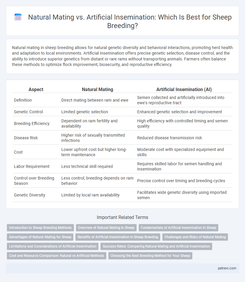 Natural Mating vs. Artificial Insemination: Which Is Best for Sheep Breeding?