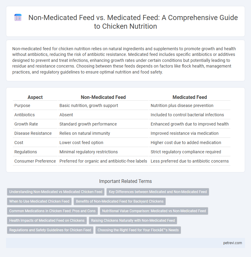 Non-Medicated Feed vs. Medicated Feed: A Comprehensive Guide to Chicken Nutrition