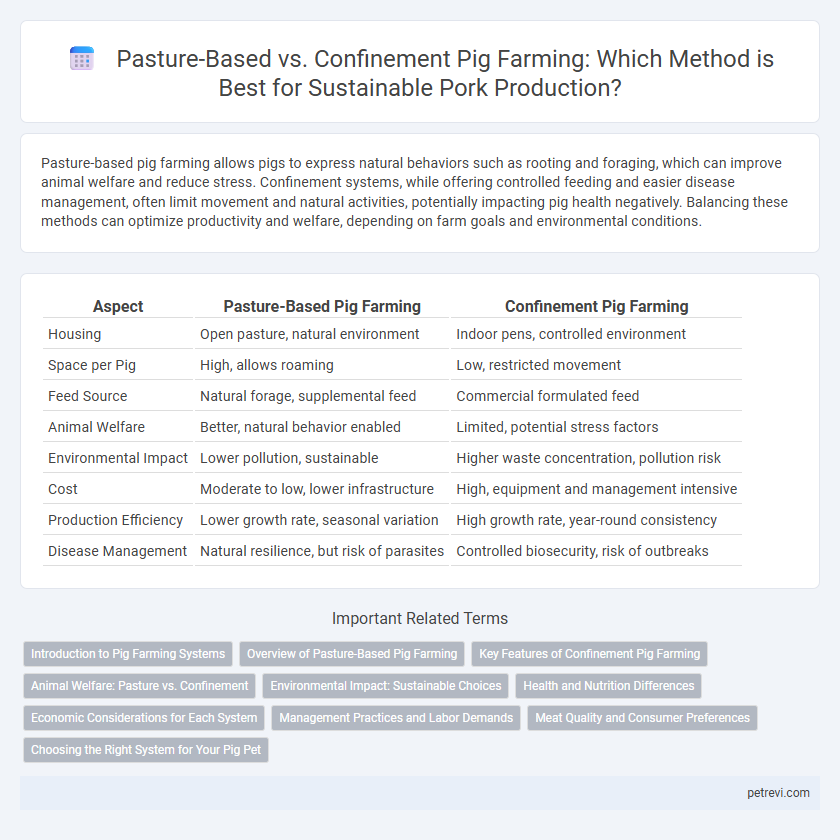 Pasture-Based vs. Confinement Pig Farming: Which Method is Best for Sustainable Pork Production?