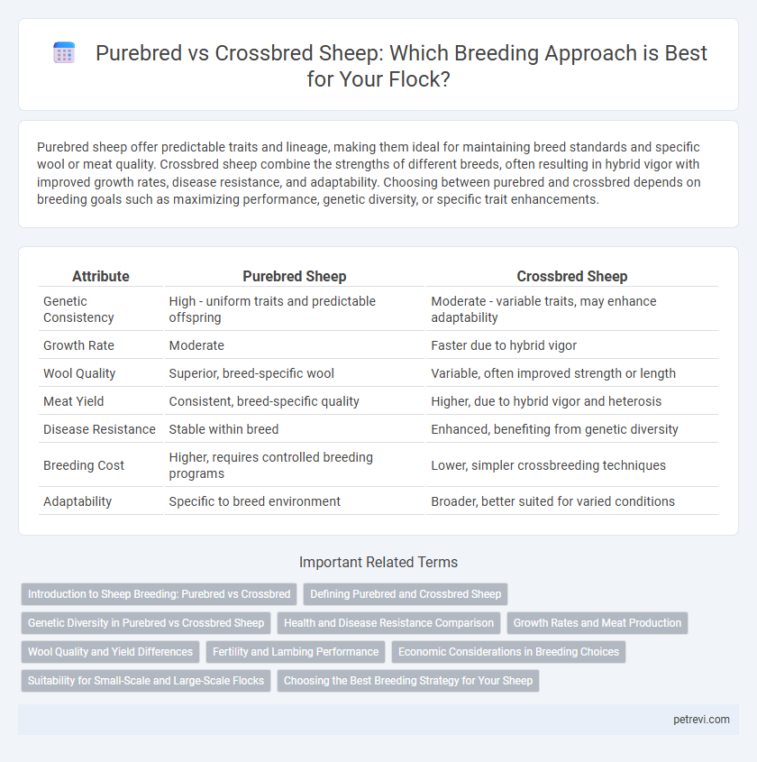Purebred vs Crossbred Sheep: Which Breeding Approach is Best for Your Flock?