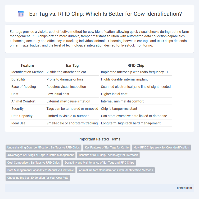 Ear Tag vs. RFID Chip: Which Is Better for Cow Identification?