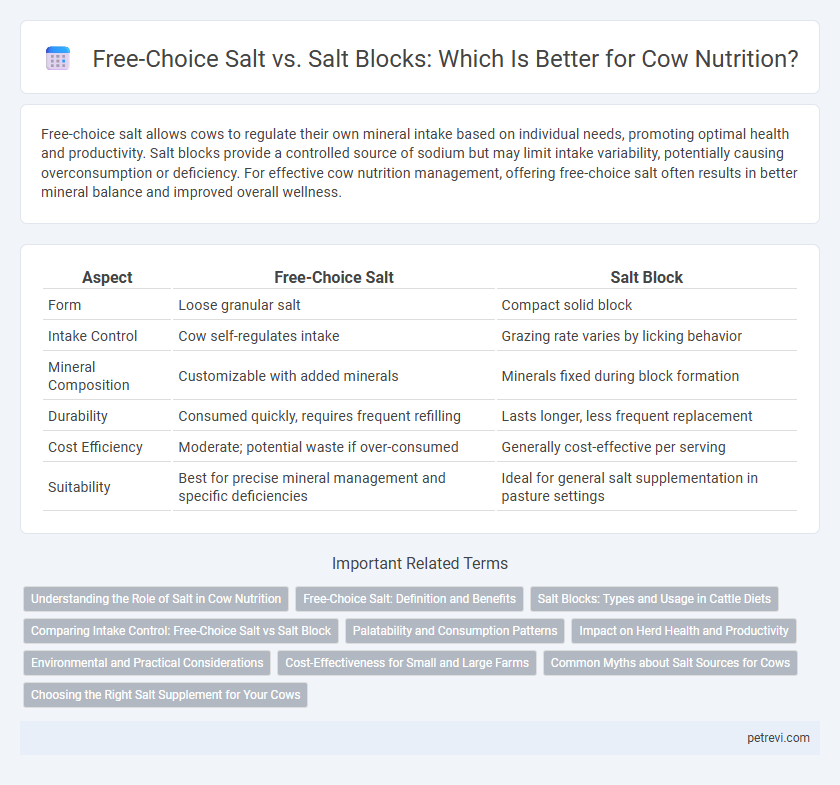 Free-Choice Salt vs. Salt Blocks: Which Is Better for Cow Nutrition?