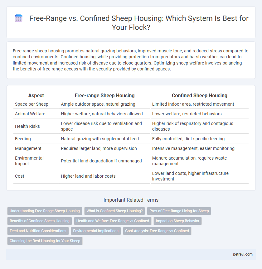 Free-Range vs. Confined Sheep Housing: Which System Is Best for Your Flock?