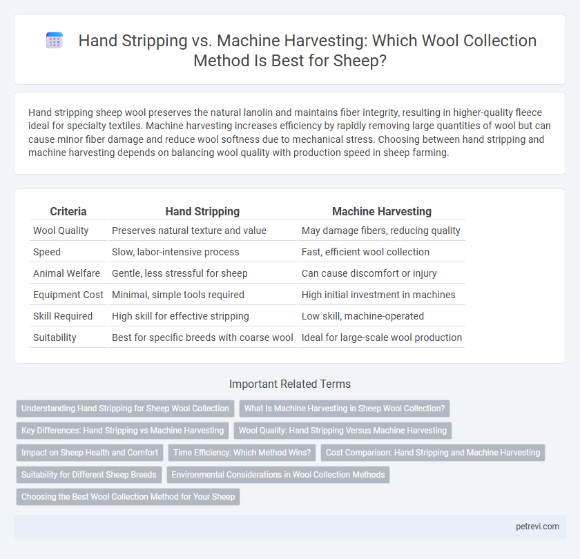 Hand Stripping vs. Machine Harvesting: Which Wool Collection Method Is Best for Sheep?