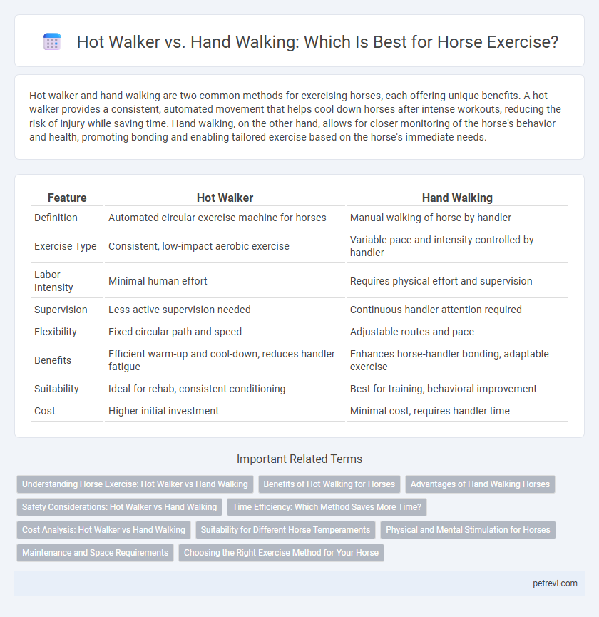 Hot Walker vs. Hand Walking: Which Is Best for Horse Exercise?