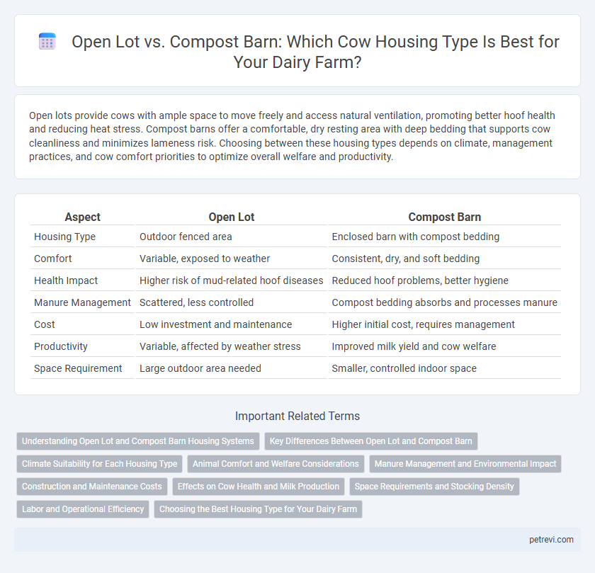 Open Lot vs. Compost Barn: Which Cow Housing Type Is Best for Your Dairy Farm?