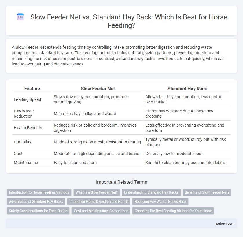 Slow Feeder Net vs. Standard Hay Rack: Which Is Best for Horse Feeding?