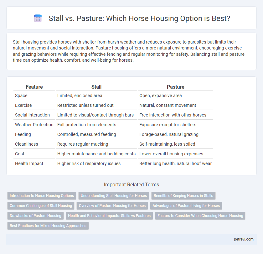 Stall vs. Pasture: Which Horse Housing Option is Best?