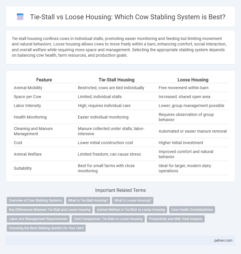 Tie-Stall vs Loose Housing: Which Cow Stabling System is Best?