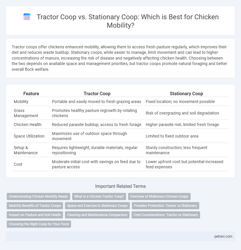 Tractor Coop vs. Stationary Coop: Which is Best for Chicken Mobility?