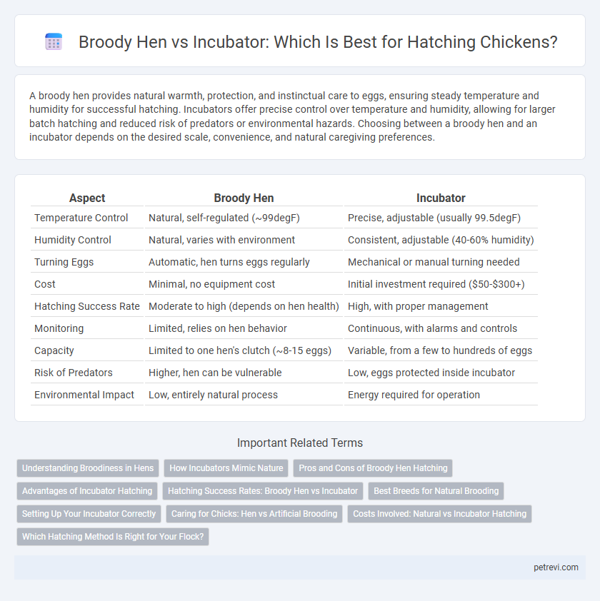 Broody Hen vs Incubator: Which Is Best for Hatching Chickens?