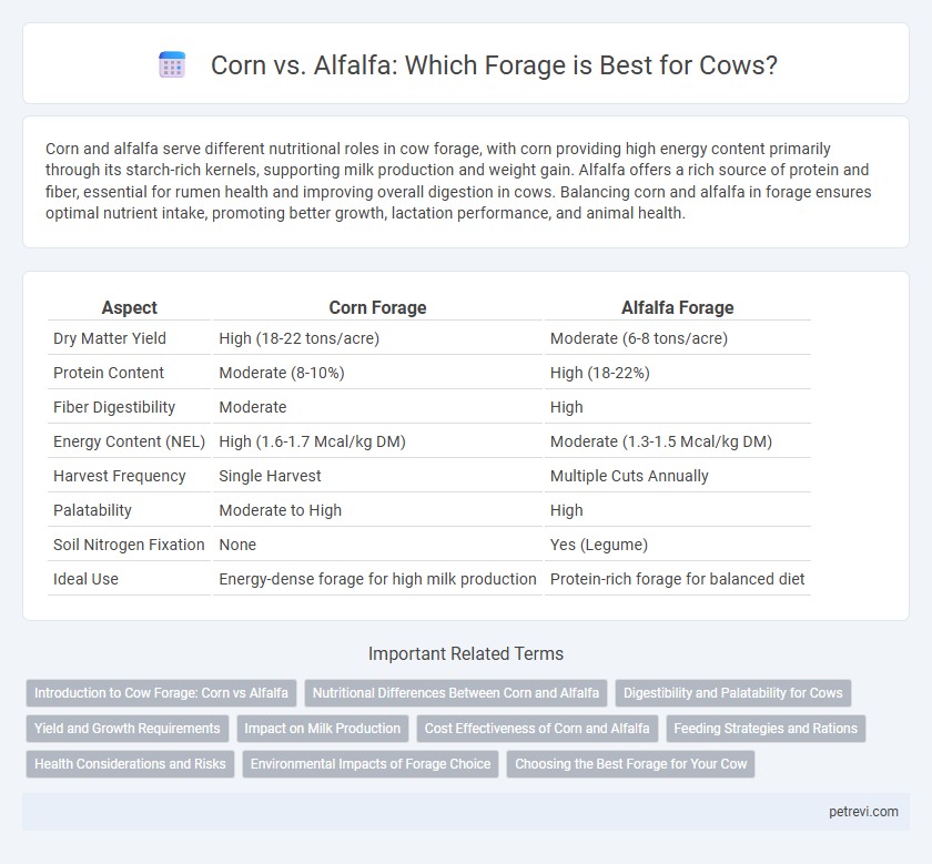 Corn vs. Alfalfa: Which Forage is Best for Cows?