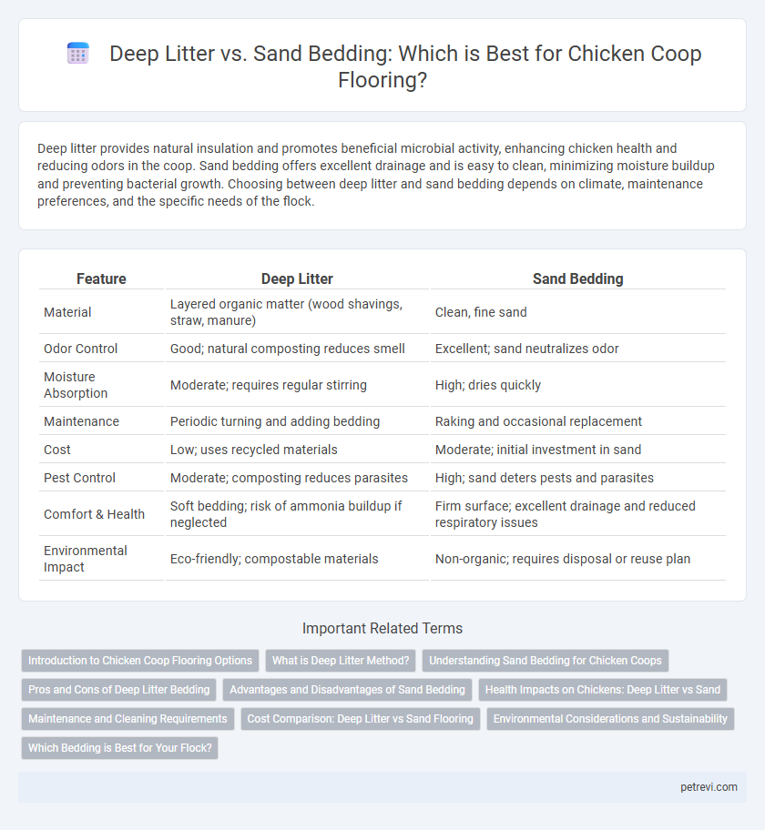 Deep Litter vs. Sand Bedding: Which is Best for Chicken Coop Flooring?