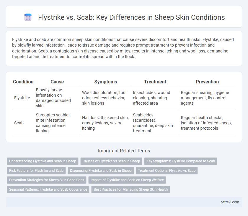 Flystrike vs. Scab: Key Differences in Sheep Skin Conditions