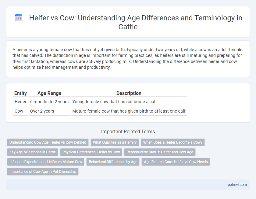 Heifer vs Cow: Understanding Age Differences and Terminology in Cattle