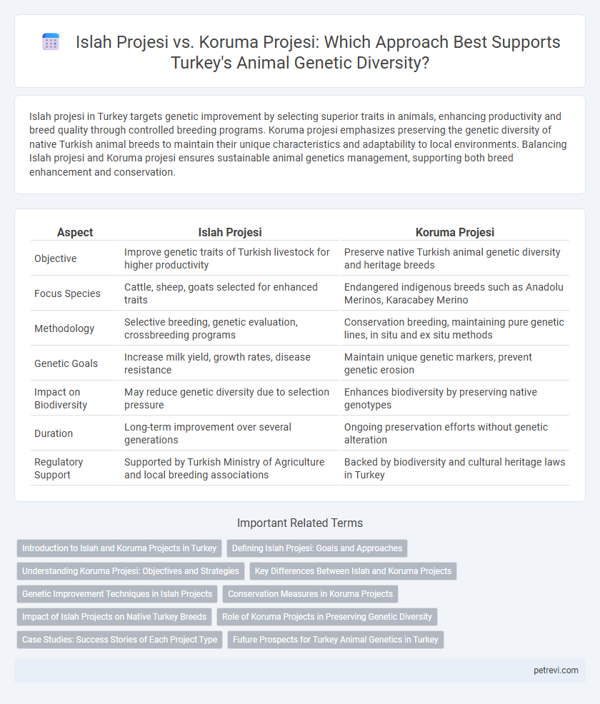 Islah Projesi vs. Koruma Projesi: Which Approach Best Supports Turkey's Animal Genetic Diversity?