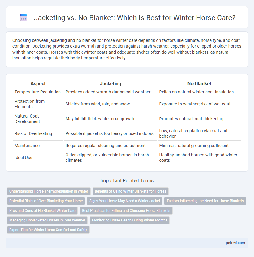 Jacketing vs. No Blanket: Which Is Best for Winter Horse Care?
