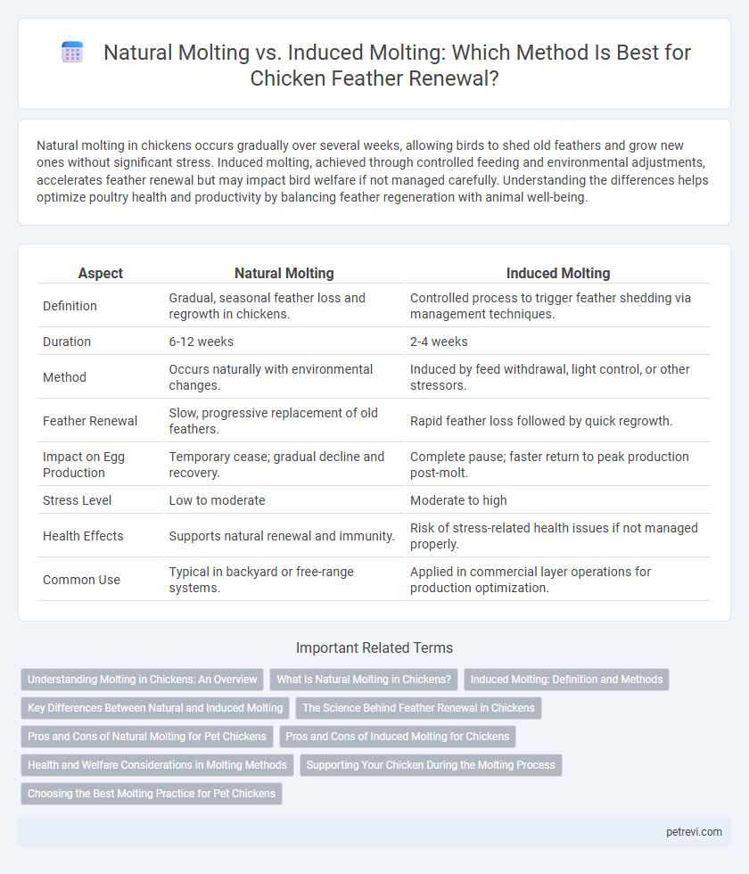Natural Molting vs. Induced Molting: Which Method Is Best for Chicken Feather Renewal?